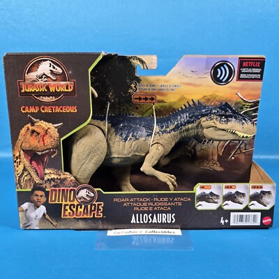 jurassic world roar attack allosaurus