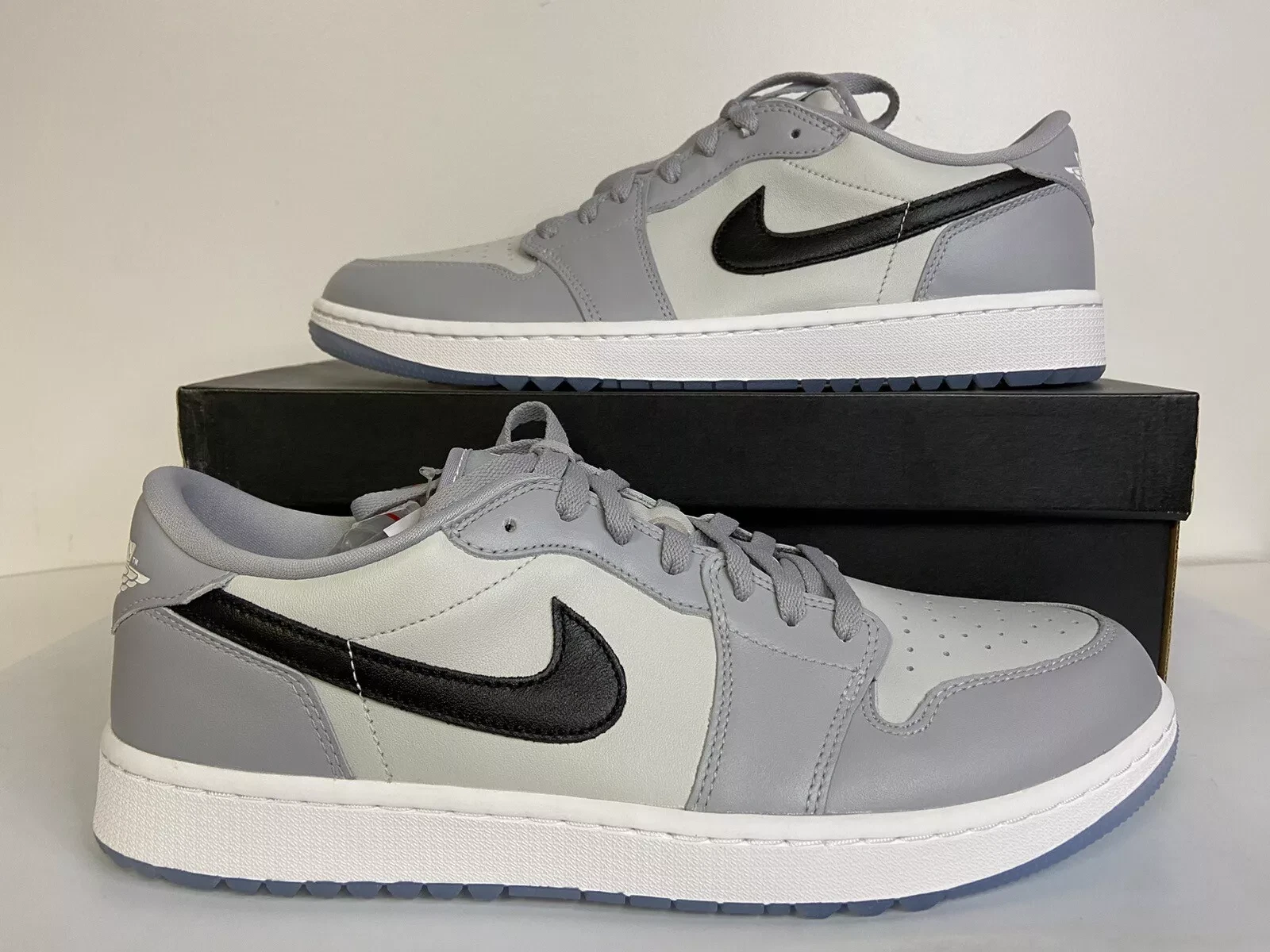 Jordan 1 Retro Low Golf Gris Loup   Taille UK 12