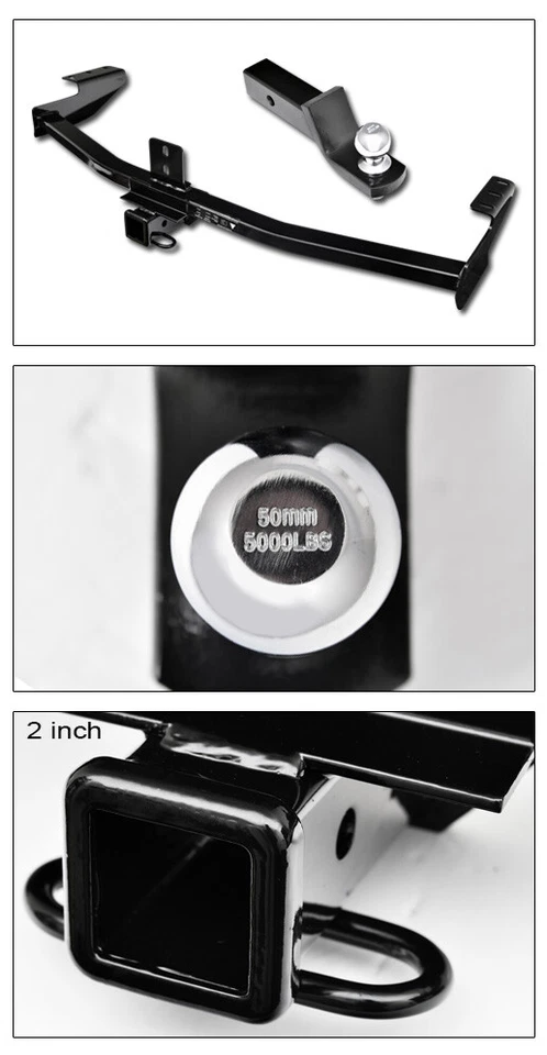 Topline For 2006-2014 Honda Ridgeline Class 3 Trailer Hitch Receiver+Ball Mount Foto 2 de 2