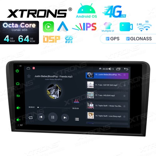 XTRONS 8" IPS Octa Core Android 14 Autoradio GPS Navi WiFi 64G 4G für AUDI A3 S3 - Bild 6 von 18