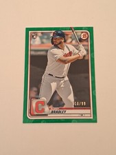 2020 Topps Bowman #/99 Bobby Bradley Green Rookie Card RC In Toploader 