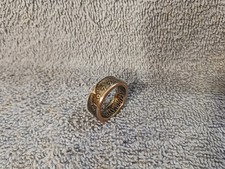 1972 Kennedy Half Dollars size 9 coin ring handmade mixed metals B 
