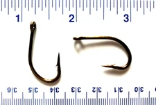 100 Gerry's Tackle 9174 2X  Flyliner O'Shaughnessy Bronze Live Bait Hooks Sz 2/0