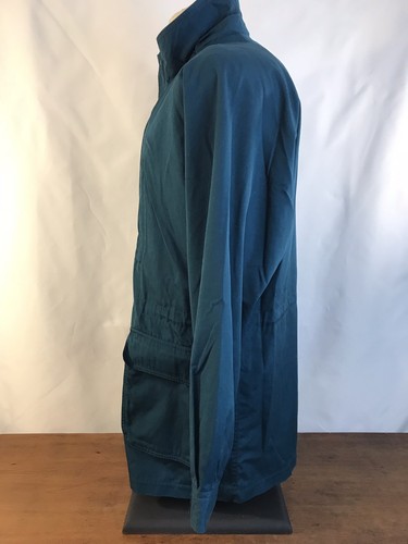 Vintage Eddie Bauer Polyester & Nylon Green Barn Coat Jacket Mens Medium (NC6) - Picture 4 of 9