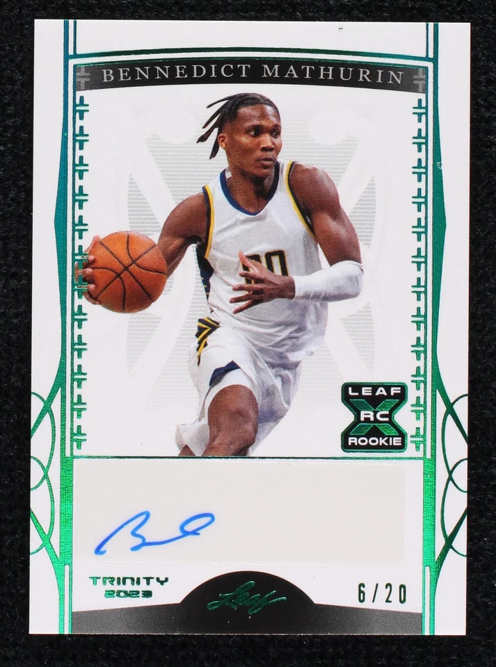 2022-23 Leaf Trinity - Bennedict Mathurin #BA-BM1