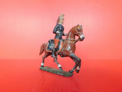 Figurine CBG Mignot Ancienne - Officier Des Dragons à Cheval - Second Empire