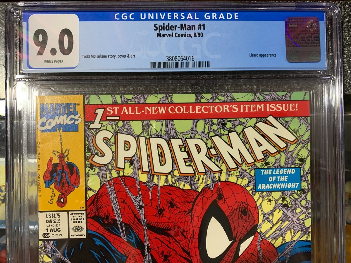 Spider-Man #1 CGC 9.0, Rare Poly-bagged Newsstand Edition