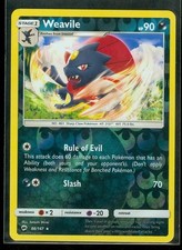 Pokemon WEAVILE 86/147 - Burning Shadows RARE Rev Holo - MINT
