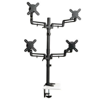 Tripp Lite DDR1327SQFC Full Motion Quad Monitor Flexarm Schreibtischklemme 13 Zoll bis 27 Zoll 