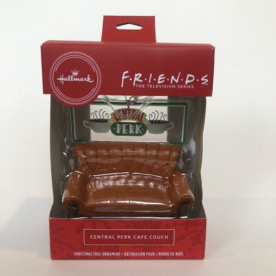 Hallmark Friends Christmas Ornament Central Perk Cafe Couch Red Box 2020 NIB