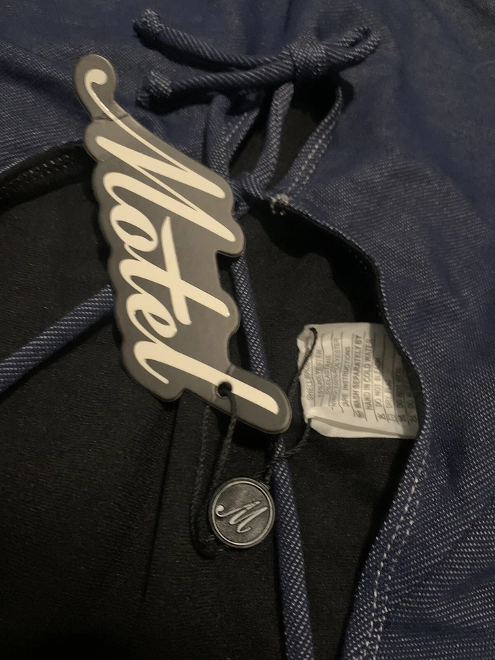 Traje de baño Motel Rocks efecto mezclilla para mujer S Foto 3 de 4