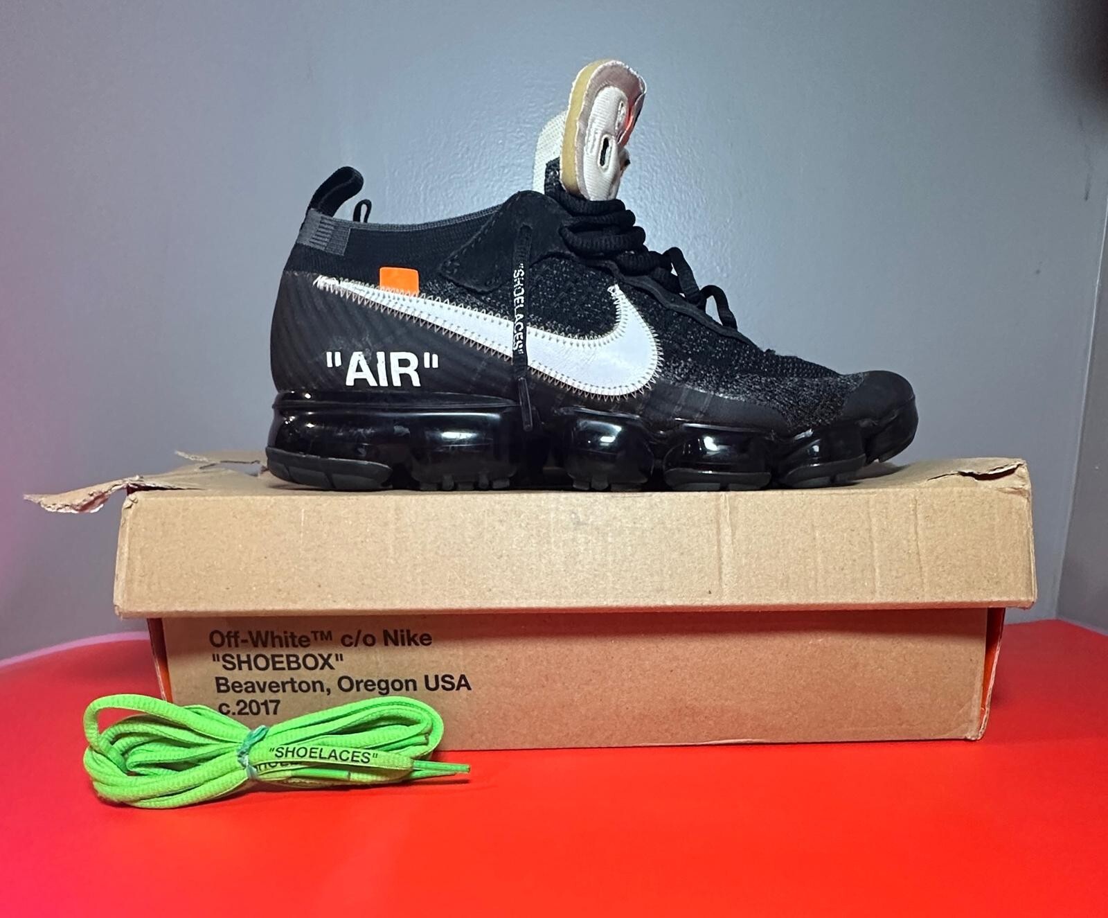 OFF WHITE X NIKE Taglia 9 Nike Off White x Air VaporMax The Ten