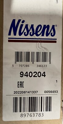Nissens 940204 AC Condenser for 7-3989 64539228607 3989