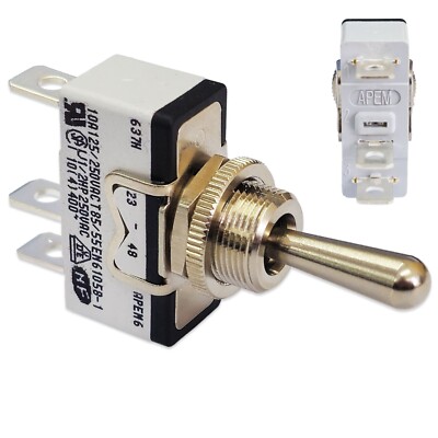 HEBEL KIPPMOMENTSCHALTER 250V 15A EIN EIN EIN 3 WEGE POSITIONSKLEMME 30x14mm
