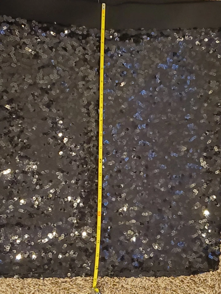 Sexy Minifalda Negra Torrid 2 2x 18 20 Mujeres Brillante Lentejuelas Forrada Vacaciones Nueva con Etiquetas Foto 3 de 4