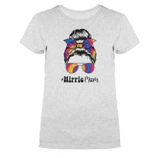 Hippie Mom Funny Joke Humorous Women's  T-shirt