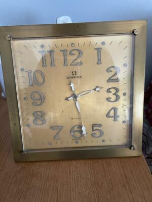 Orologio da tavolo Omega 8 days artdeco | eBay