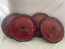 Vintage Original Set Of 4 Official Soap Box Derby Wheels And Tires - Nice Rubber