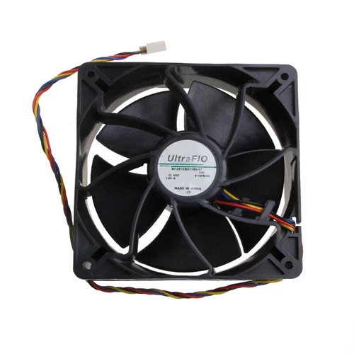 PWM 12CM Cooling Fan W12E12BS11B5-07 for DC 12V Brushless 4P Cpu Dual Ball Beari