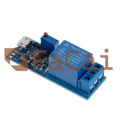 5V -30V Micro USB Power Delay relay Timer control module Trigger delay switch
