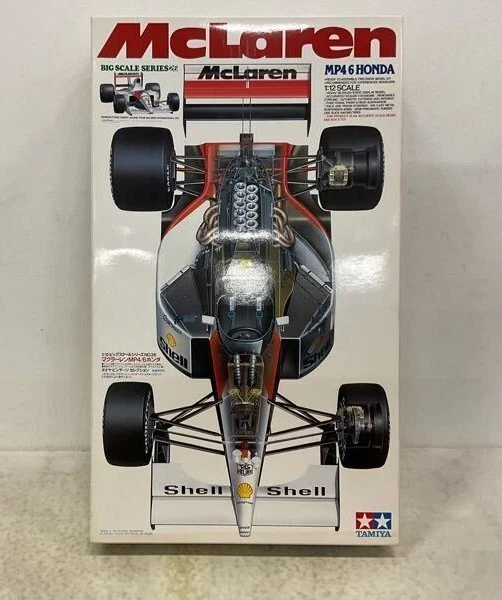 TAMIYA 1/12 McLaren Honda MP4/6 Model Kit | Ayrton Senna | Big Scale Series - Immagine 4 di 4