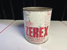 Dupont Zerex Anti-Freeze & Coolant - Vintage One Gallon Can - Empty