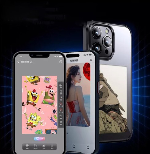 Ink Screen Smart abnehmbare Hülle für iPhone15 15Pro Bilder NFC Übertragung - Bild 9 von 13