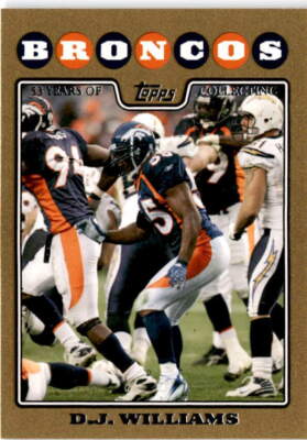 2008 Topps #226 D.J. Williams /2008 Gold