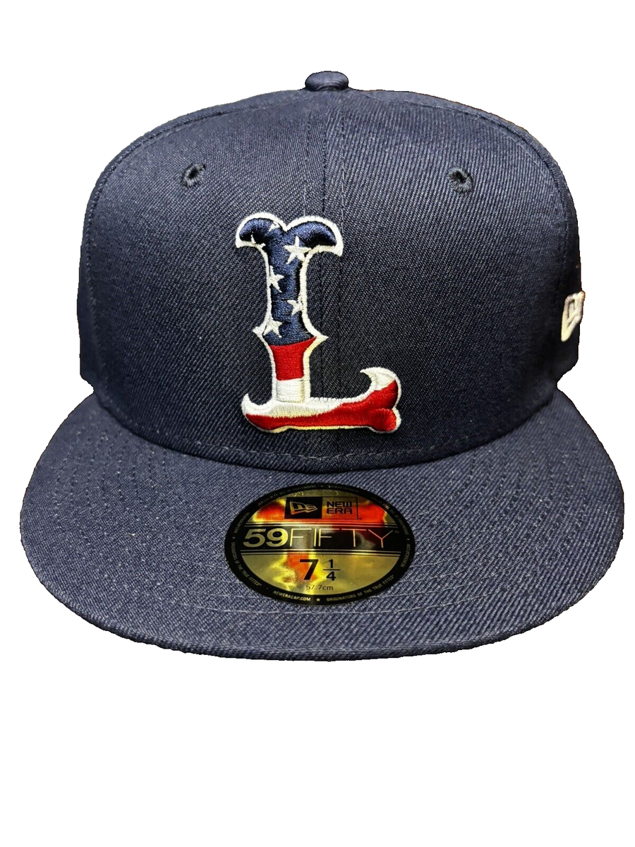 New Era 59Fifty Navy Lowell Spinners American Flag 