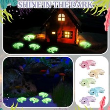 100 Pcs Mini Resin Axolotl Miniature Glow in The Dark Figurines - Bulk Tiny A...