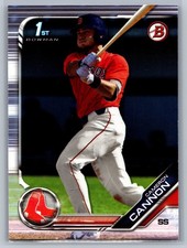 2019 Bowman Draft #BD-166 Cameron Cannon *RS