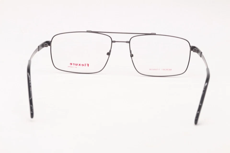 GAFAS FLEXURE BY CAPRI FX107 GUNMETAL AUTÉNTICO DISEÑADOR 57-17 Foto 4 de 4