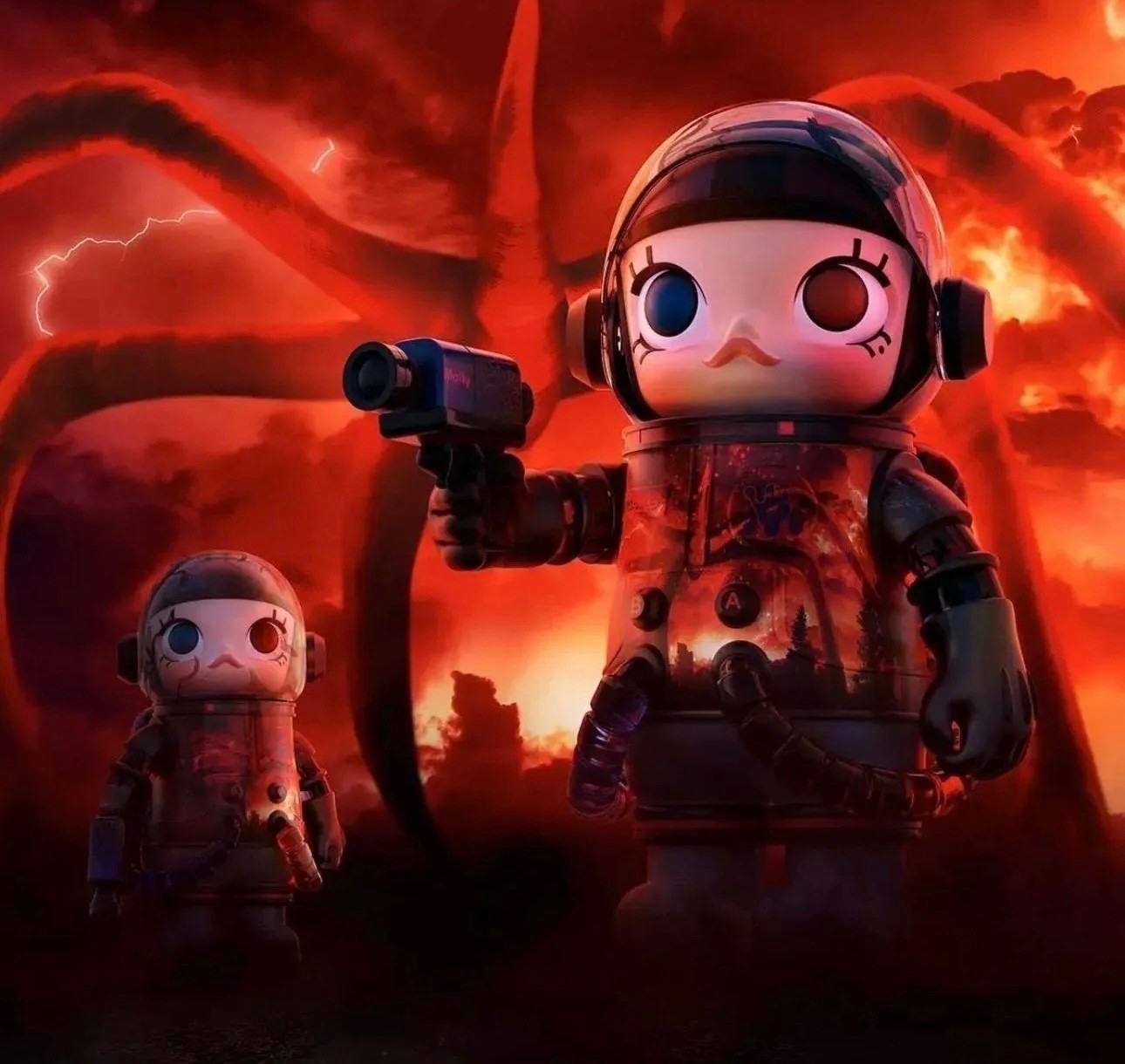 POP MART MEGA SPACE MOLLY 400% Stranger Things – Authentic, Sealed