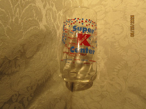 Super Kmart  Ohio, Miss & NC Water Glass Made by Libbey USA
