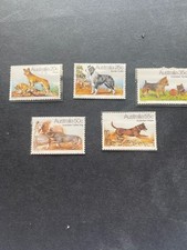 1980 AUSTRALIA ## 727-731, MNH, DOGS, COMPLETE
