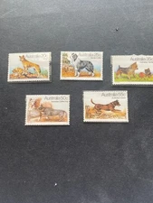 1980 AUSTRALIA ## 727-731, MNH, DOGS, COMPLETE