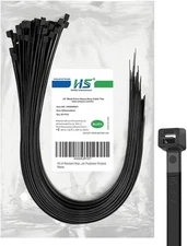 HS Extra Long Cable Zip Ties Heavy Duty 24 Inch, Strong Large Plastic ZipTies