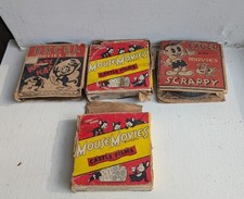 Vtg 16mm Film Cartoon Reels: Krazy Cat, Mouse Movies 2 ,  Scrappy, Lot of 4