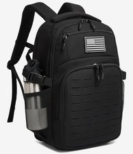 Military tactical backpack MOLLE , small tactical assault bag Black, 18.5 inch