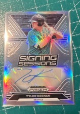 2021 Panini Prizm Draft Picks - Signing Sessions Tyler Keenan #SS-TK (AU, RC)