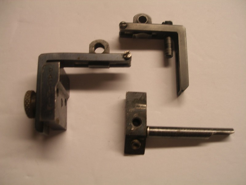 TWO INCOMPLETE PACIFIC RECEIVER SIGHTS,1 is for KRAG RIFLE
