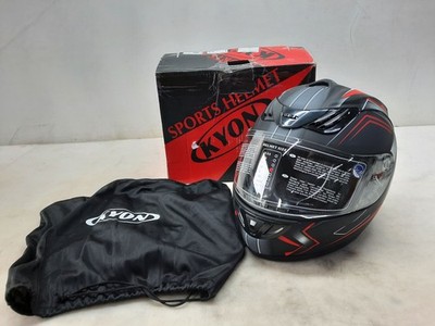 Motorradhelm H510 Arrow schwarz matt/rot - M