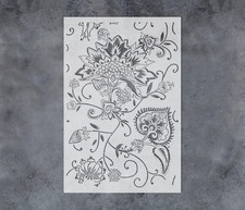 Mandala Flower Stencil   Reusable Large Template for Wall Art  DIY Projects