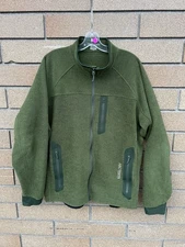 Mens Arcteryx Arc’Teryx Strato Green Fleece Full Zip Jacket Sz XL
