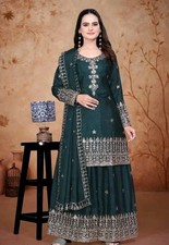 Women Ready to Wear Lehenga Choli Set Printed Stone Work Wedding Free