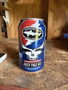 Grateful Dead Juicy Pale Ale Empty Beer Can Dogfish Head Craft Brewery