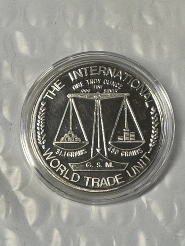 GSM  Golden State Mint Clown Trade Unit Bullion -0.999 Silver 1 Ounce Oz