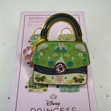 Disney Loungefly Mulan Purse With Bead Dangle Pin