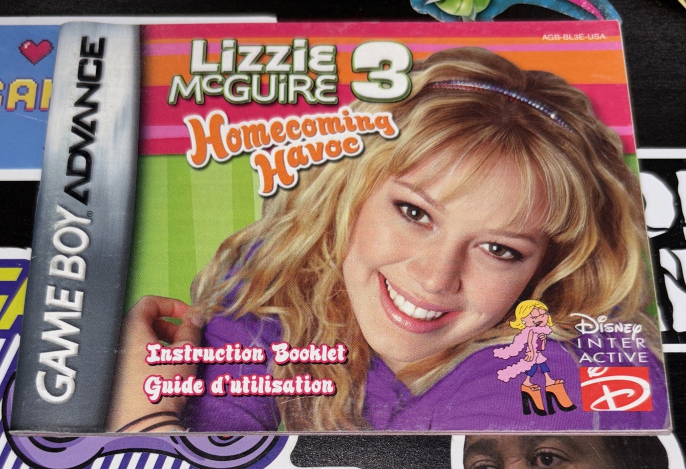 Lizzie McGuire 3: Homecoming Havoc (Nintendo Game Boy Advance, 2005)