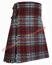 Clan Anderson Ancient Tartan Kilt - 16Oz Tartan Men's Traditional 8 Yard Kilts